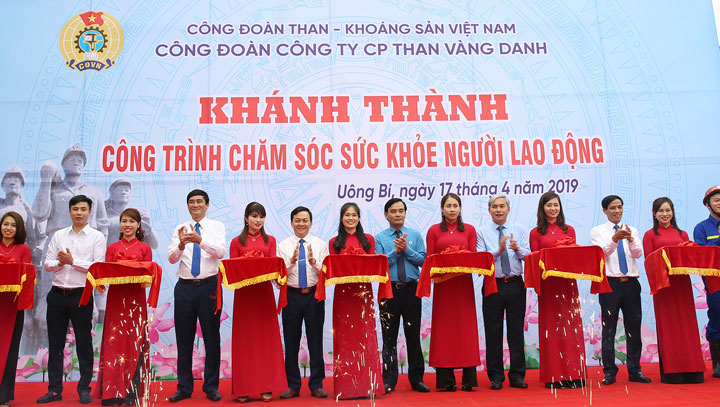 Than Vàng Danh khánh thành tổ hợp công trình chăm sóc sức khỏe cho người lao động