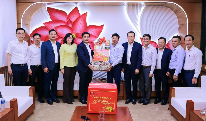 Bộ trưởng Bộ Công Thương Nguyễn Hồng Diên thăm, chúc Tết HUFI