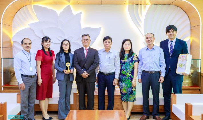 HUFI làm việc với Đại diện USAID - WISE phía Nam