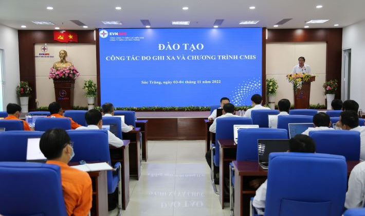 ĐIện lực Sóc Trăng đào tạo công tác ghi xa và Chương trình Cmis