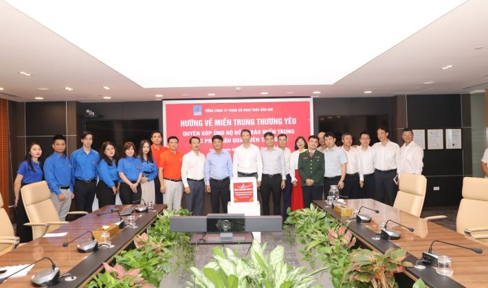 PVEP: Quyên góp ủng hộ đồng bào miền Trung khắc phục hậu quả bão lũ