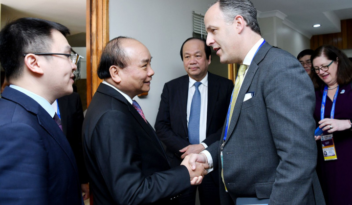 Thủ tướng gặp mặt các doanh nghiệp hàng đầu Hoa Kỳ