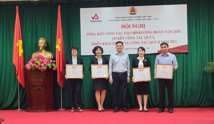 Công đoàn VNSTEEL: Tổng kết công tác tài chính 2020