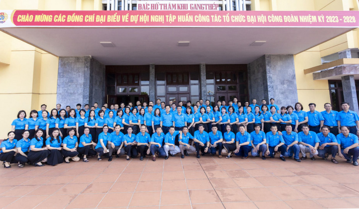 Công đoàn VNSTEEL: Tập huấn công tác tổ chức đại hội công đoàn nhiệm kỳ 2023 - 2028