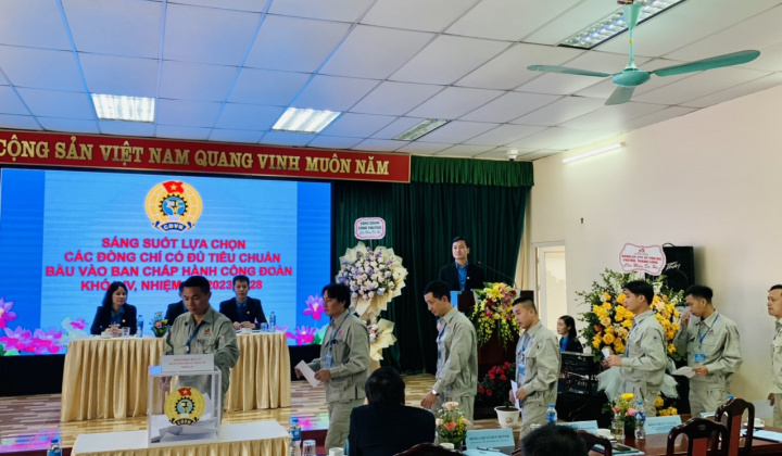 Đại hội đại biểu Công đoàn Công ty CP Tôn mạ VNSTEEL Thăng Long lần thứ IV nhiệm kỳ 2023 – 2028: Kiểu mẫu, công khai, minh bạch và thành công
