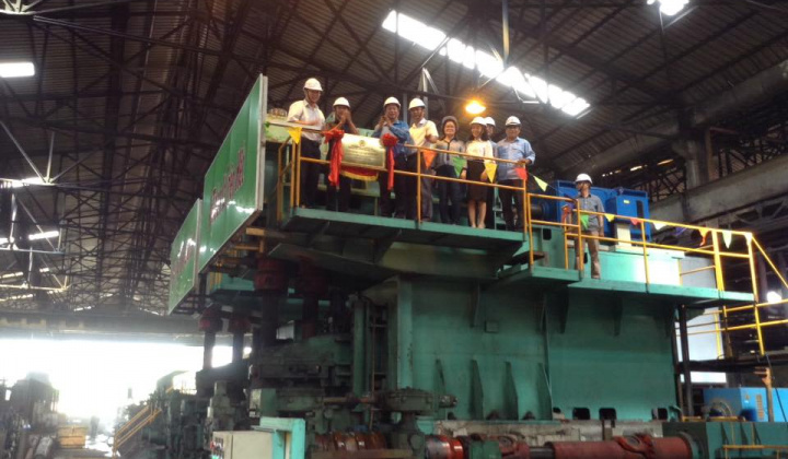 VICASA: Mỗi năm làm lợi 8 tỷ đồng nhờ cải tiến cụm máy cán thô hàng dọc