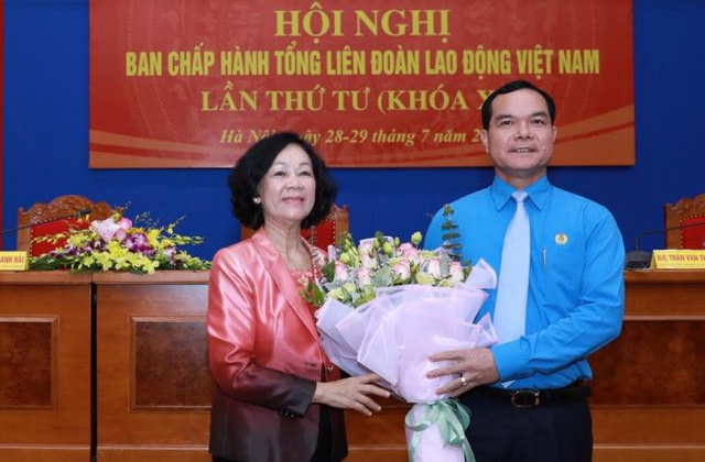 Ông Nguyễn Đình Khang được bầu làm Chủ tịch Tổng Liên đoàn lao động Việt Nam