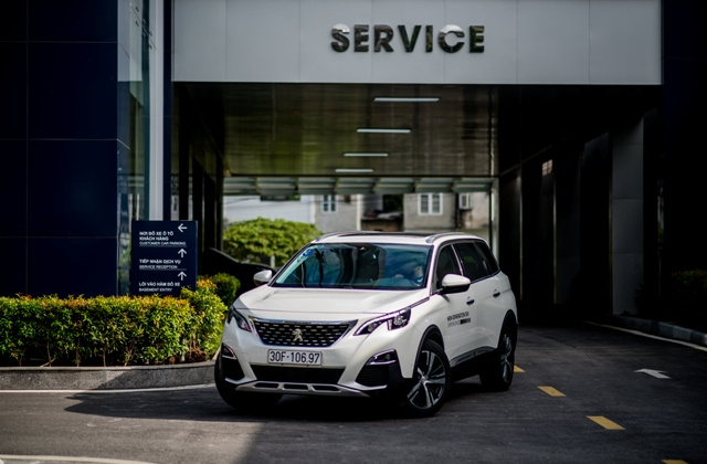 Khách bảo hành xe Peugeot được hỗ trợ phương tiện đi lại