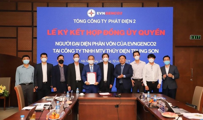 EVNGENCO2 ký kết hợp đồng ủy quyền Người đại diện phần vốn tại các công ty con