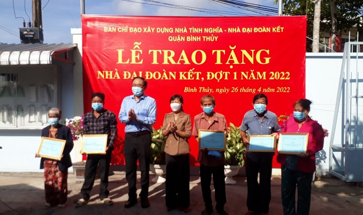 EVNGENCO2 đồng hành xây nhà Đại đoàn kết tại quận Bình Thủy - Cần Thơ