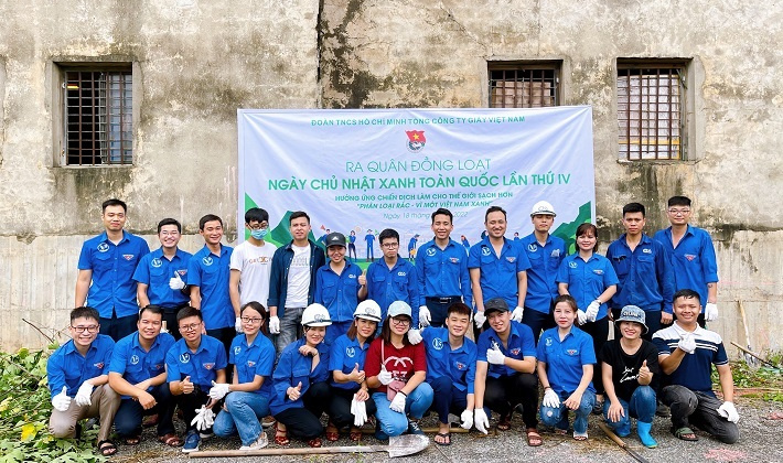 Tuổi trẻ thanh niên VINAPACO: Lan tỏa thông điệp bảo vệ môi trường