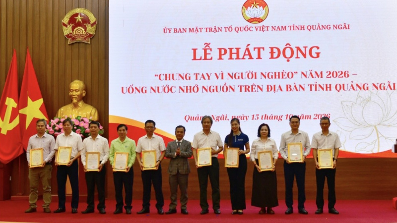 BSR tiếp sức Quỹ “Vì người nghèo” Quảng Ngãi với 10 tỷ đồng