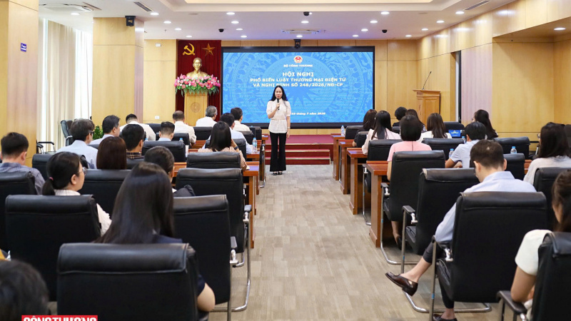 Bộ Công Thương phổ biến Luật Thương mại điện tử và Nghị định số 248/2026/NĐ-CP