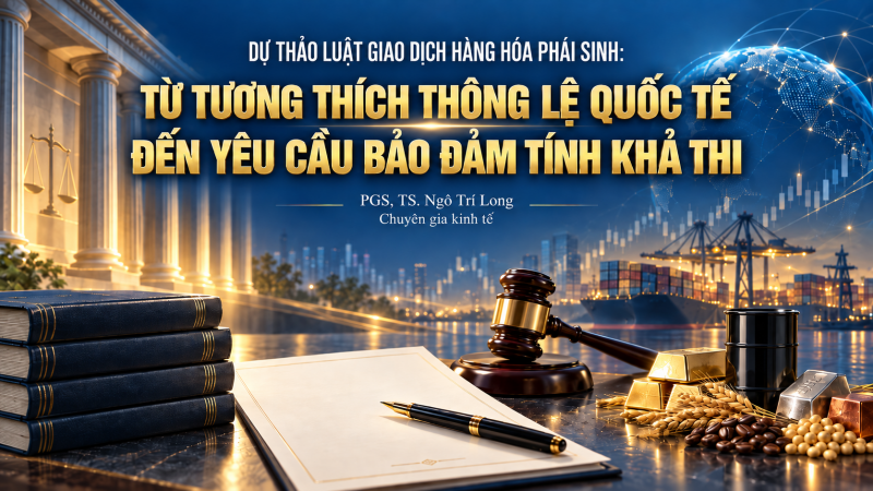 [Emagaizne] Dự thảo Luật Giao dịch hàng hóa phái sinh: Từ tương thích thông lệ quốc tế đến yêu cầu bảo đảm tính khả thi