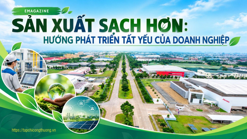 [Emagazine] Sản xuất sạch hơn: Hướng phát triển tất yếu của doanh nghiệp
