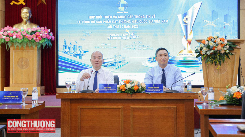 Lễ Công bố sản phẩm đạt Thương hiệu quốc gia Việt Nam lần thứ 10 năm 2026 sẽ diễn ra vào tối 16/10/2026
