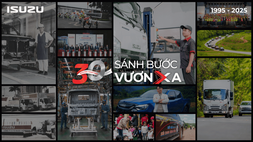 ISUZU Việt Nam kỷ niệm 30 năm đồng hành cùng sự phát triển của Việt Nam