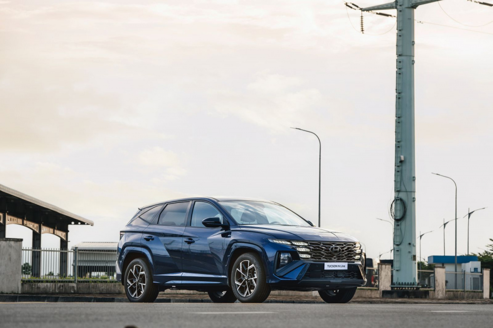 Hyundai Tucson sở hữu thiết kế Sensuous Sportiness sắc nét
