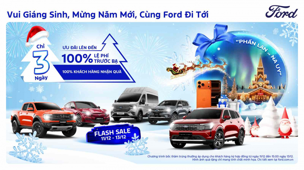 Chương trình khuyến mãi Ford Việt Nam