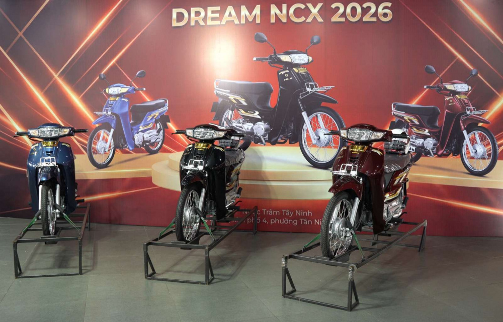 Honda Dream NCX 2026 đã có mặt tại Việt Nam