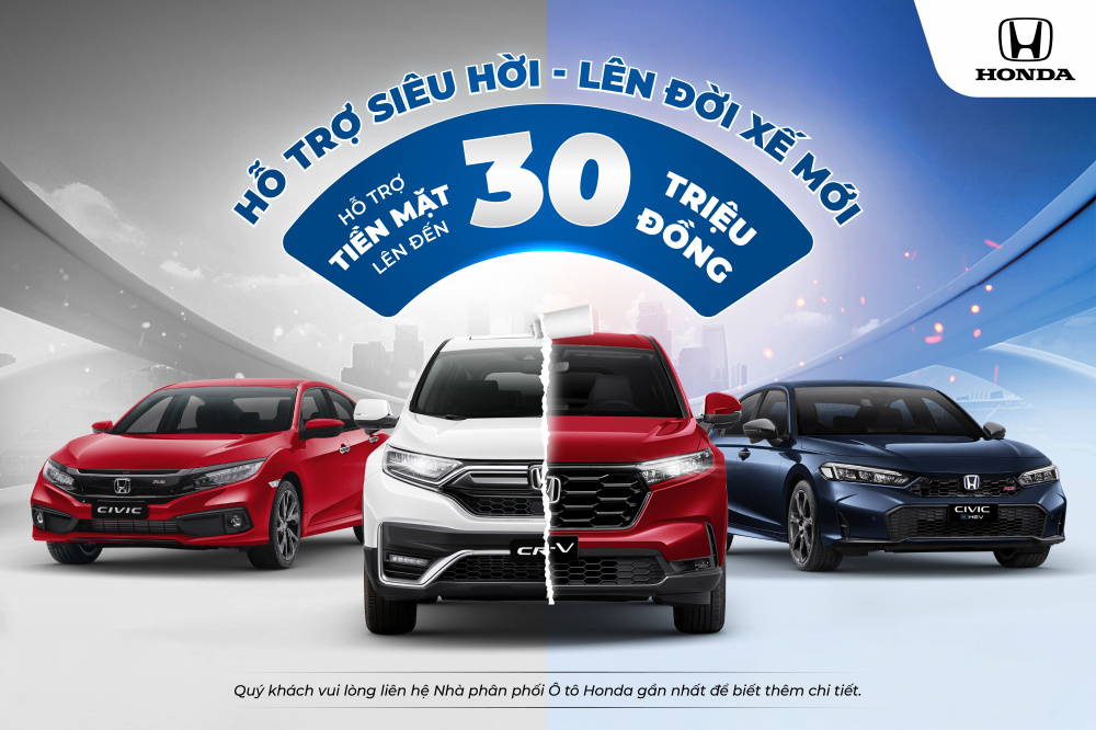 Honda Việt Nam tung ưu đãi kép dịp cuối năm
