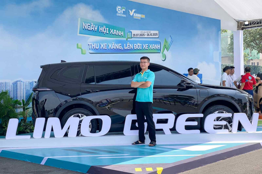Anh Nguyễn Thanh Cảnh cho rằng Limo Green sẽ giúp anh phục vụ khách hàng tốt hơn