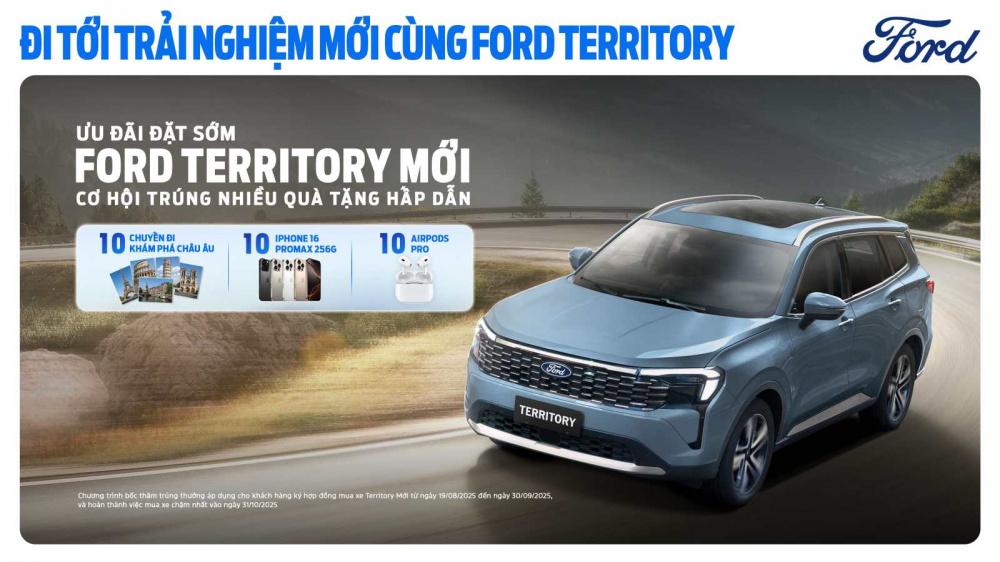 Khuyến mại xe Ford Territory