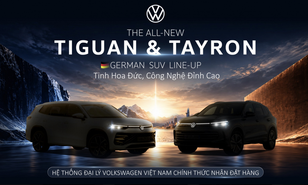 Volkswagen Tiguan và Tayron thế hệ mới nhận đặt hàng tại Việt Nam