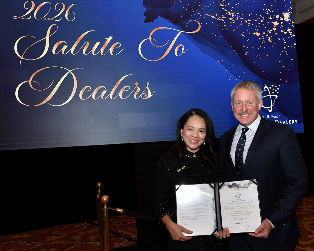 Ford vinh danh 8 đại lý toàn cầu vì những đóng góp bền bỉ cho cộng đồng