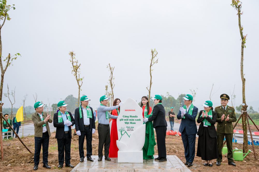 Honda Việt Nam tổ chức Ngày hội trồng cây tại Phú Thọ