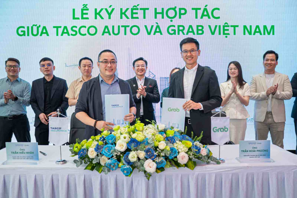 Tasco Auto hợp tác với Grab