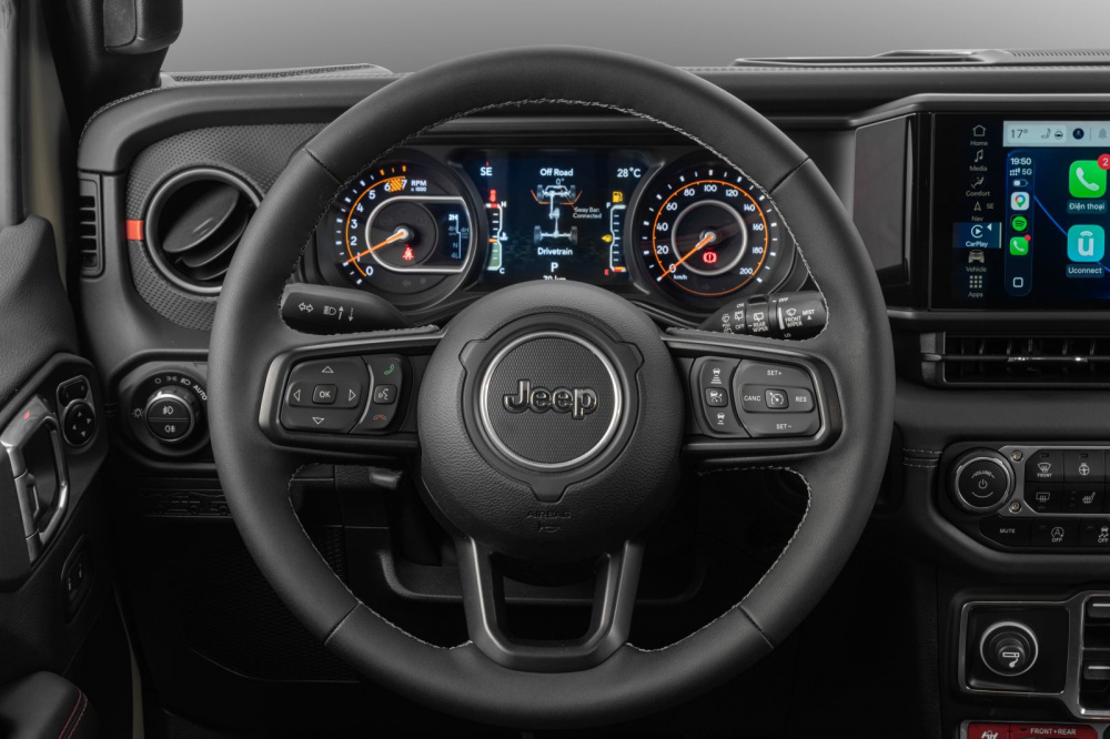 Nội thất Jeep Wrangler