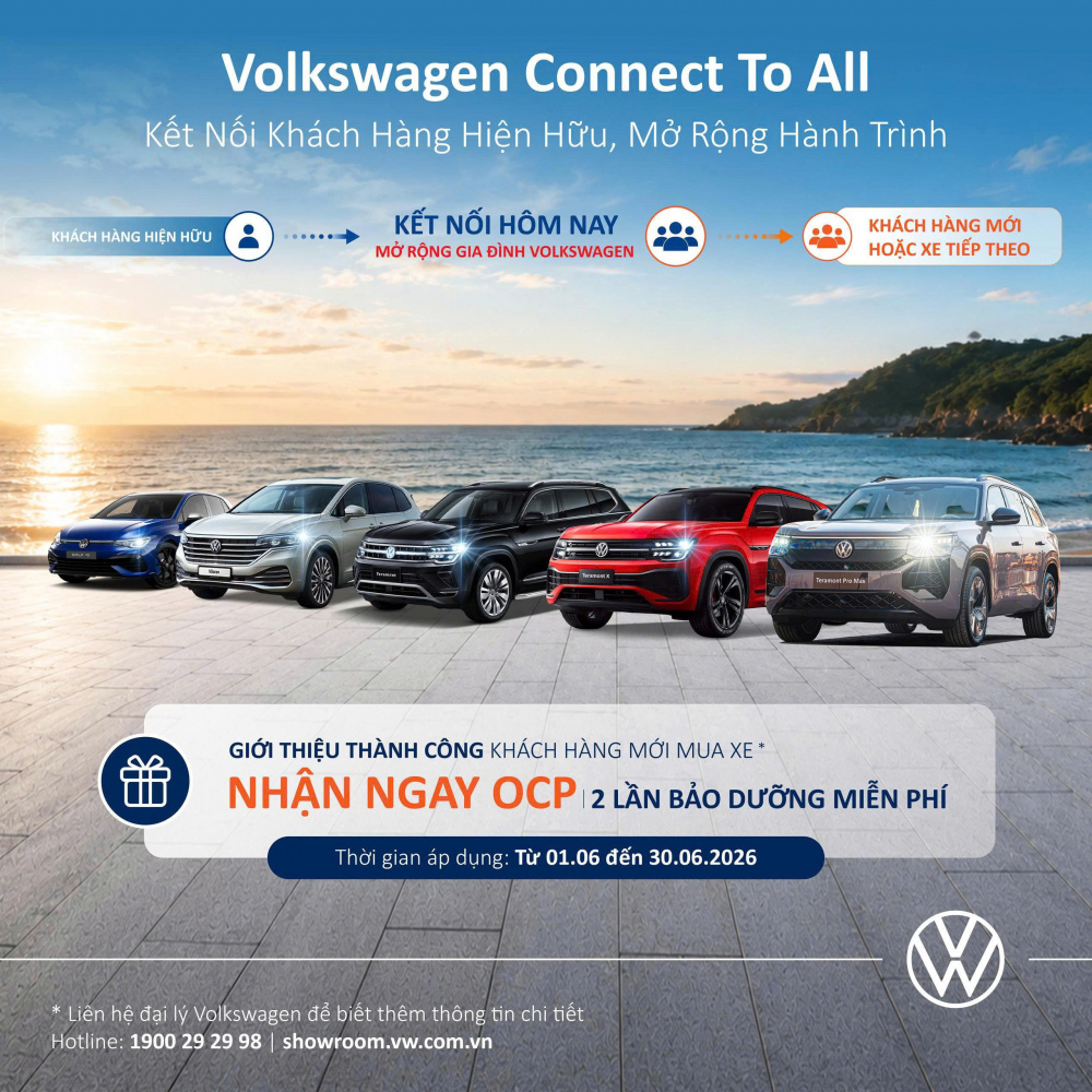Volkswagen Việt Nam đồng loạt triển khai ưu đãi
