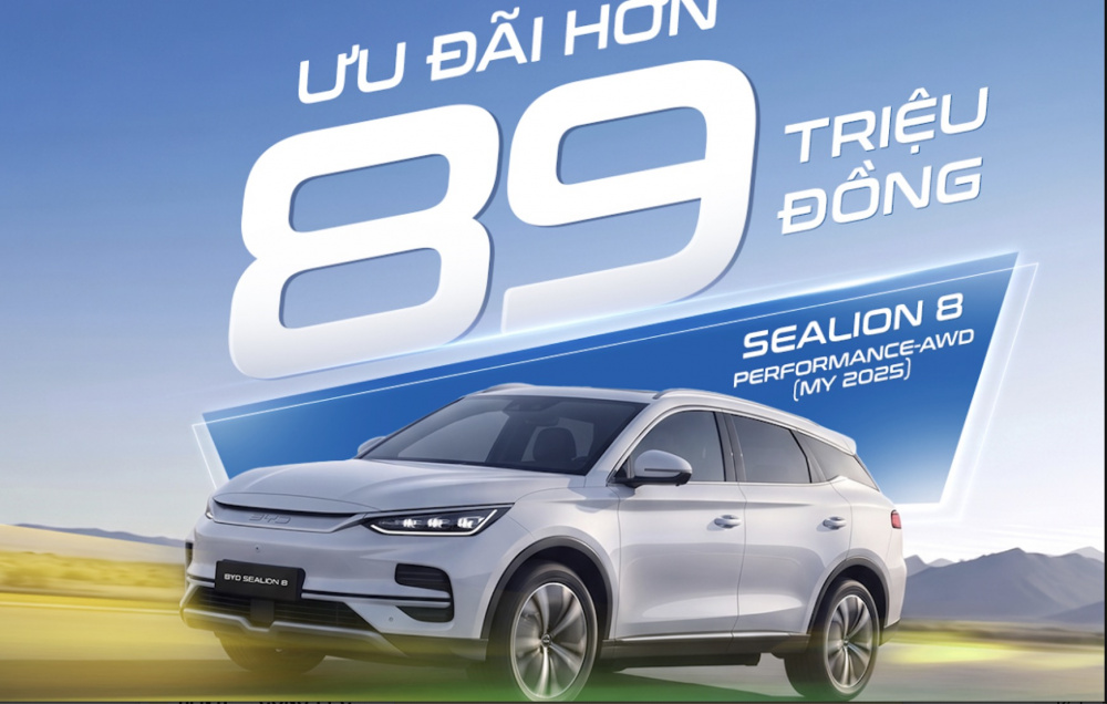 BYD Việt Nam tung ưu đãi lớn nhất mùa hè, hỗ trợ tới 100% lệ phí trước bạ