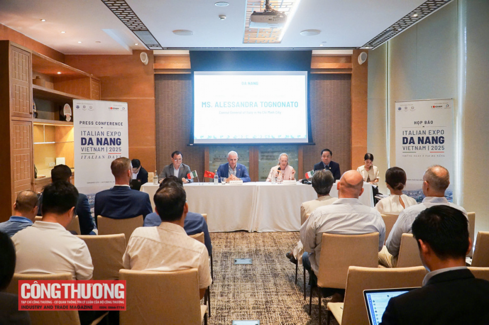 họp báo thông tin về chuỗi sự kiện “Những Ngày Ý tại Đà Nẵng 2025”
