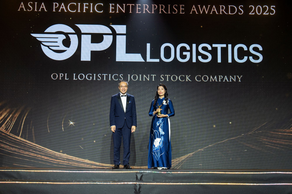 OPL Logistics được vinh danh tại giải thưởng doanh nghiệp châu Á 2025