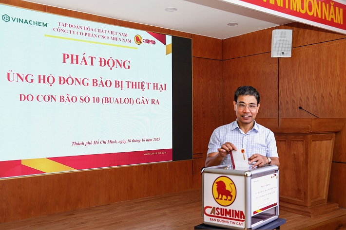 casumina ủng hộ đồng bào bão lũ 1