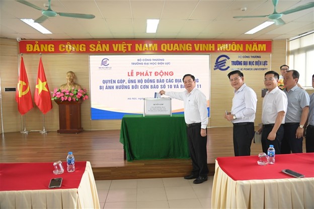 Trường Đại học Điện lực kêu gọi toàn thể viên chức, người lao động, học viên và sinh viên cùng chung tay chia sẻ