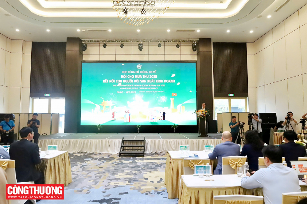 họp báo hội chợ mùa thu