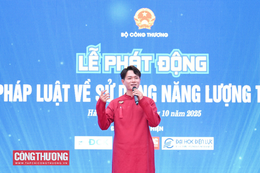 Nghệ sĩ Tuấn Cry bày tỏ vinh dự được đồng hành cùng Cuộc thi và hy vọng thông điệp của Cuộc thi sẽ được lan tỏa rộng rãi đến các bạn sinh viên và cộng đồng xã hội