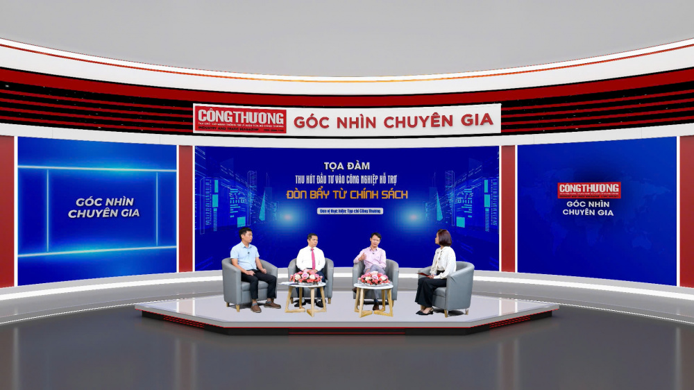 Tọa đàm “Thu hút đầu tư vào công nghiệp hỗ trợ: Đòn bẩy từ chính sách” do Tạp chí Công Thương thực hiện được phát trực tuyến trên các nền tảng