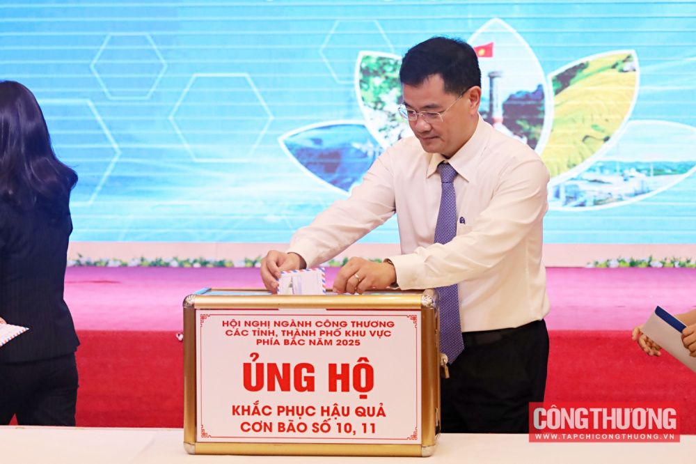 Ngành Công Thương phía Bắc đồng lòng ủng hộ đồng bào khắc phục hậu quả bão lũ