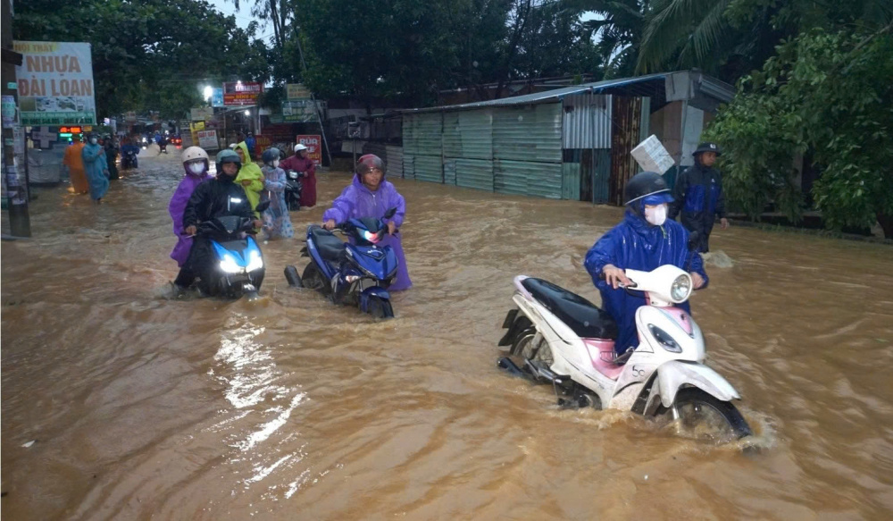 Mưa ngập ở Đà Nẵng
