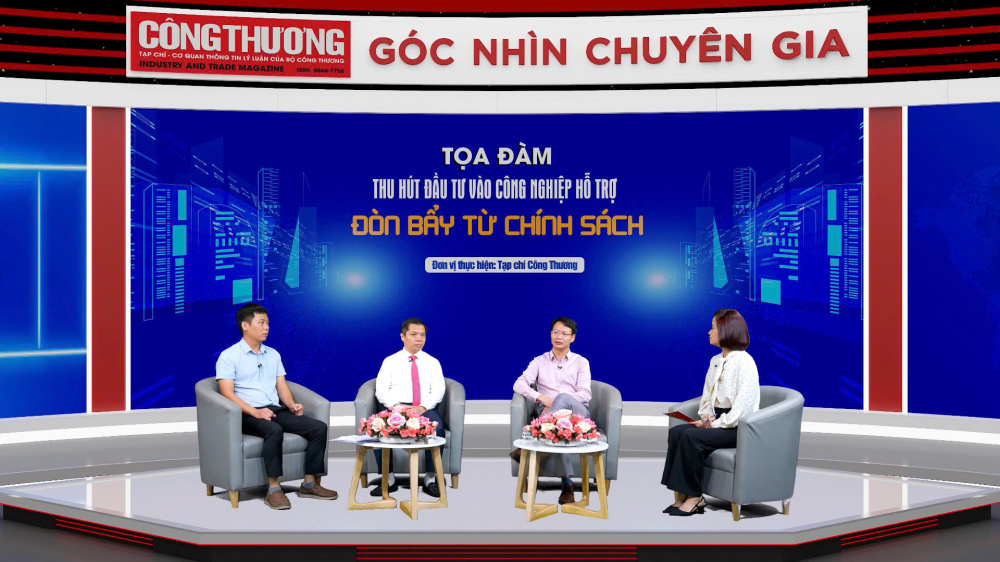 Tọa đàm “Thu hút đầu tư vào công nghiệp hỗ trợ: Đòn bẩy từ chính sách” do Tạp chí Công Thương thực hiện được phát trực tuyến trên các nền tảng