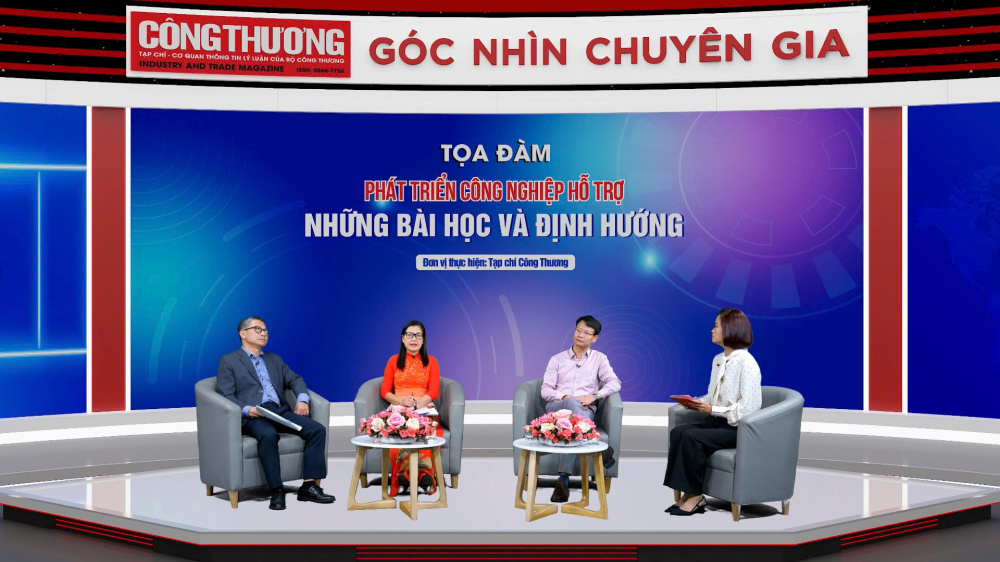 Tọa đàm “Phát triển công nghiệp hỗ trợ: Những bài học và định hướng” do Tạp chí Công Thương thực hiện được phát trực tuyến trên các nền tảng vào ngày 20/10/2025