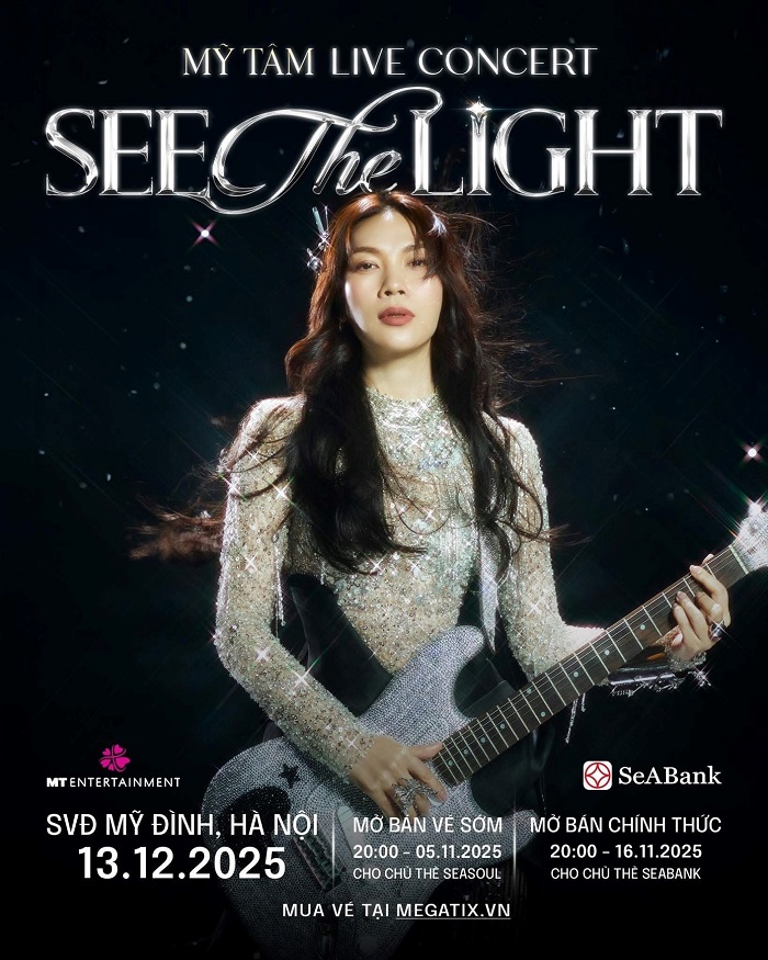 SeABank - Nhà tài trợ độc quyền Mỹ Tâm Live Concert 2025