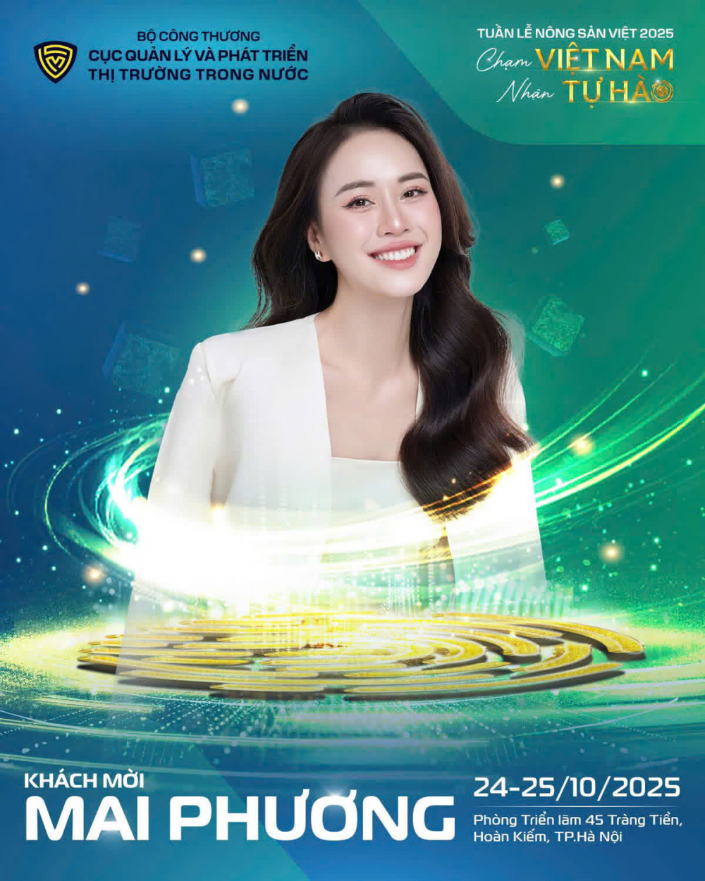 NSND Tự Long, ca sĩ Đức Phúc và MC Mai Phương