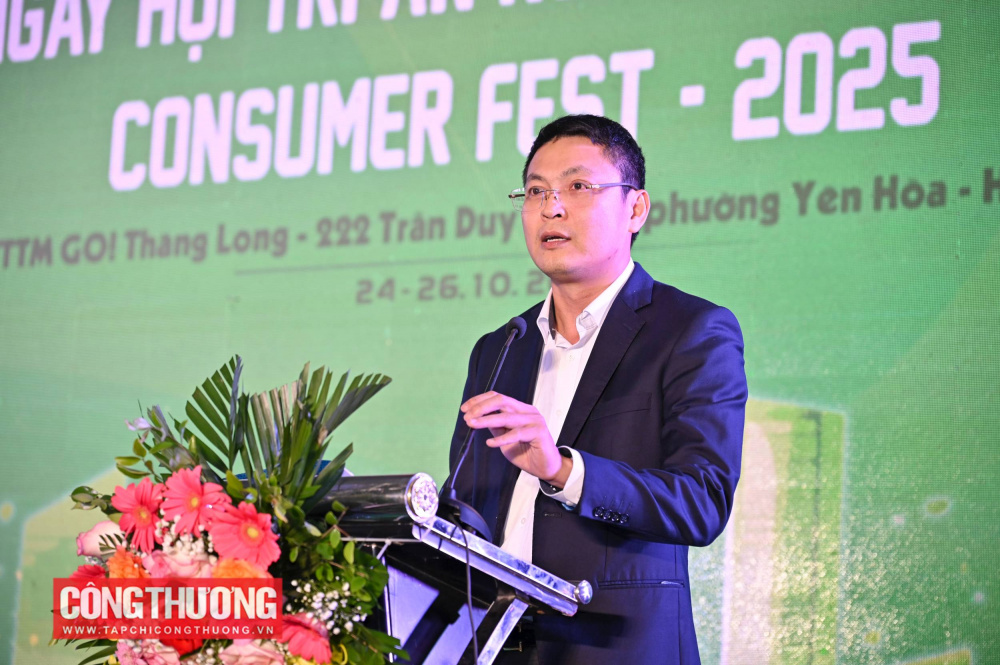 Chủ tịch Ủy ban Cạnh tranh Quốc gia Trịnh Anh Tuấn cho biết, Ngày hội Tri ân người tiêu dùng - Consumer Fest 2025 là sự kiện có ý nghĩa thiết thực trong việc tôn vinh vai trò của người tiêu dùng, đồng thời lan toả các giá trị tích cực hướng tới nền kinh tế phát triển bền vững và hài hoà.