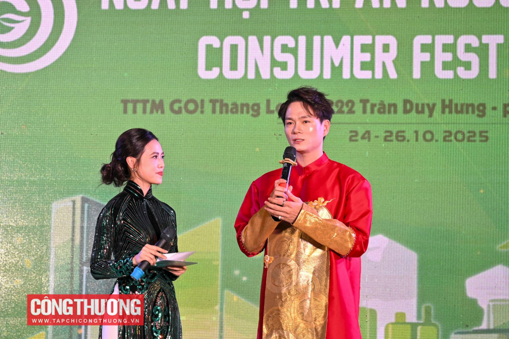 Tại sự kiện, với vai trò là người có sức ảnh hưởng đến cộng đồng và cũng là người tiêu dùng, hoa hậu Ngọc Hân và nhạc sĩ - ca sĩ Tuấn Cry đã có những chia sẻ về lối sống và thói quen tiêu dùng xanh, tiêu dùng có trách nhiệm, vì cộng đồng.