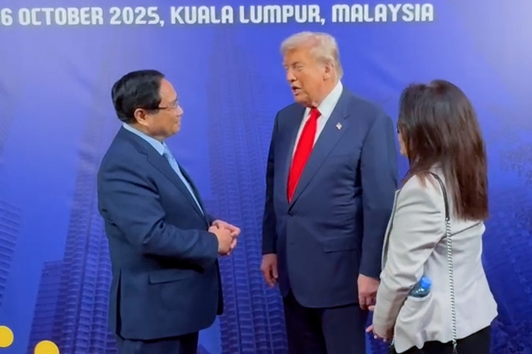 Thủ tướng Phạm Minh Chính gặp Tổng thống Hoa Kỳ Donald Trump- Ảnh 2.